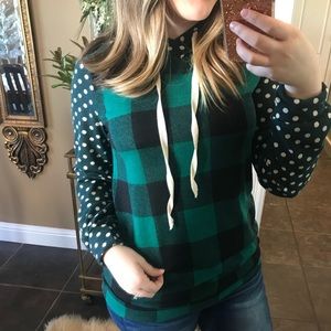 Buffalo plaid Hoodie